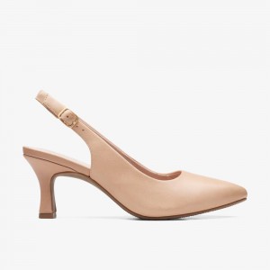 Beige Clarks Women's Kataleyna Step Pumps | 379AIRGFC