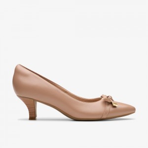 Beige Clarks Women's Kepley Holly Pumps | 264YCOSIF