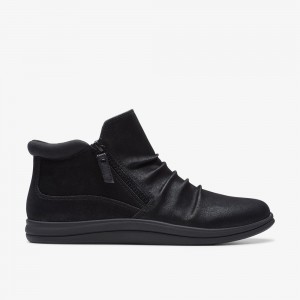 Black Clarks Women's Breeze Range Boots | 789LMOGPF