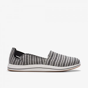 Black Clarks Women's Breeze Step Ii Slip On Shoes | 047PZRCJG