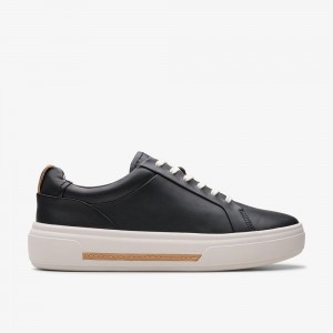 Black Clarks Women's Hollyhock Walk Sneakers | 150EQNYWM