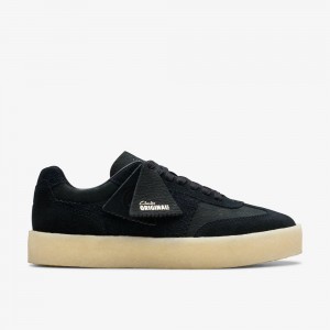 Black Clarks Women's Tor 80 Sneakers | 345JMAZNW