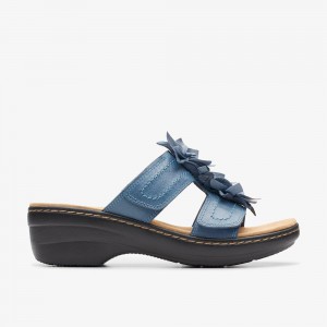 Blue Clarks Women's Merliah Raelyn Heeled Sandals | 792PANOME