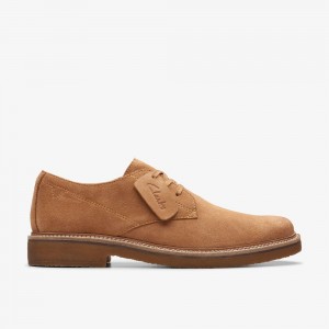 Brown Clarks Men's Clarkdale Derby Oxfords | 260LRKOHI