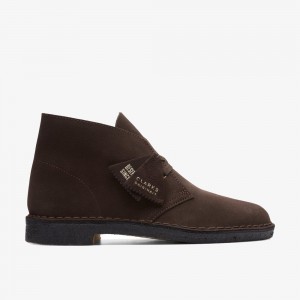 Brown Clarks Men's Desert Boots | 103CHXLMP