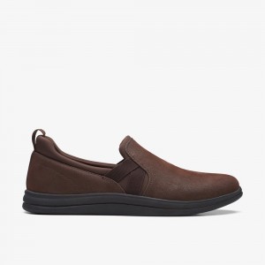 Brown Clarks Women's Breeze Bali Sneakers | 761MRNXVU