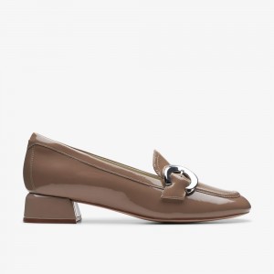 Brown Clarks Women's Daiss 30 Trim Pumps | 128QDBLHN