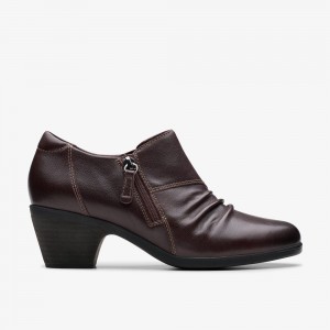 Brown Clarks Women's Emily 2 Braley Pumps | 259UEVOBA