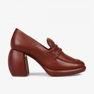 Burgundy Clarks Women's Martine Rose Loafer 1 Pumps | 320TYGDIK