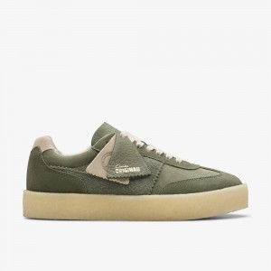 Green Clarks Women's Tor 80 Sneakers | 690OPFGAI