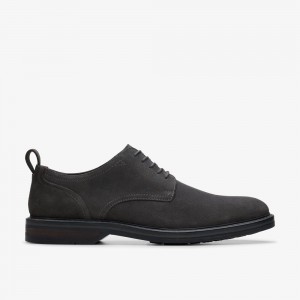 Grey Clarks Men's Aldwin Lace Oxfords | 593HBVUSZ