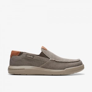 Grey Clarks Men's Driftlite Step Boat Shoes | 871DWKBIO