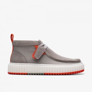 Grey Clarks Men's Torlite Hi Boots | 657ZVKRNM