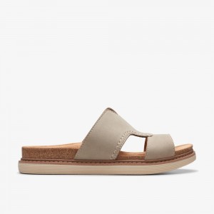 Grey Clarks Women's Arwell Walk Flat Sandals | 416VSFQTB