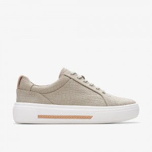 Grey Clarks Women's Hollyhock Walk Sneakers | 835SBPWNQ