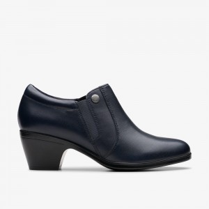 Navy Clarks Women's Emily 2 Reyna Pumps | 194CSNEWZ