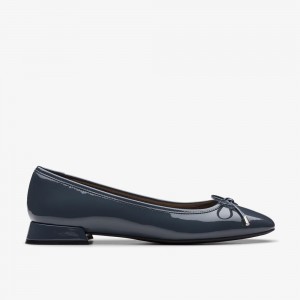 Navy Clarks Women's Ubree 15 Step Ballet Flats | 685NXFIBK