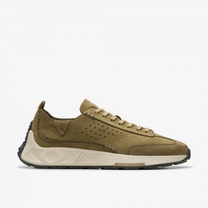 Olive Clarks Men's Craft Speed Sneakers | 719VZGFCB