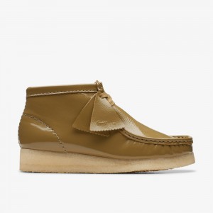 Olive Clarks Women's Wallabee Boots | 432CVUAZJ