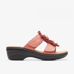 Pink Clarks Women's Merliah Raelyn Heeled Sandals | 365DNRUWK