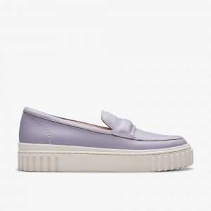 Purple Clarks Women's Mayhill Cove Loafers | 765COPVJB