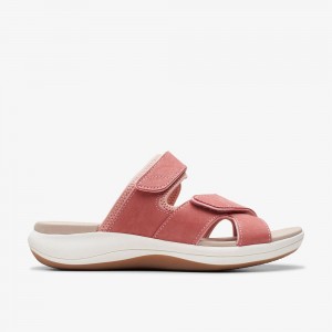 Rose Clarks Women's Mira Ease Flat Sandals | 089BLECHR