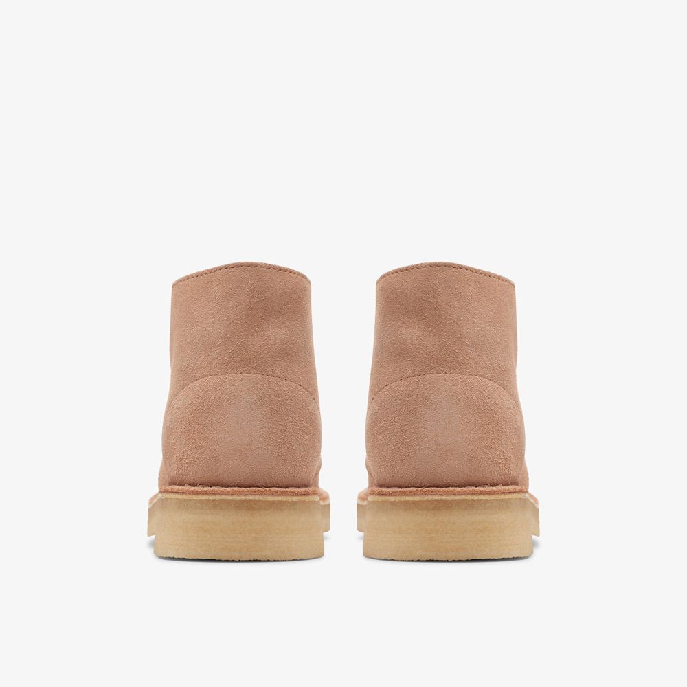 Beige Clarks Women's Desert Boots | 276ESMFQA