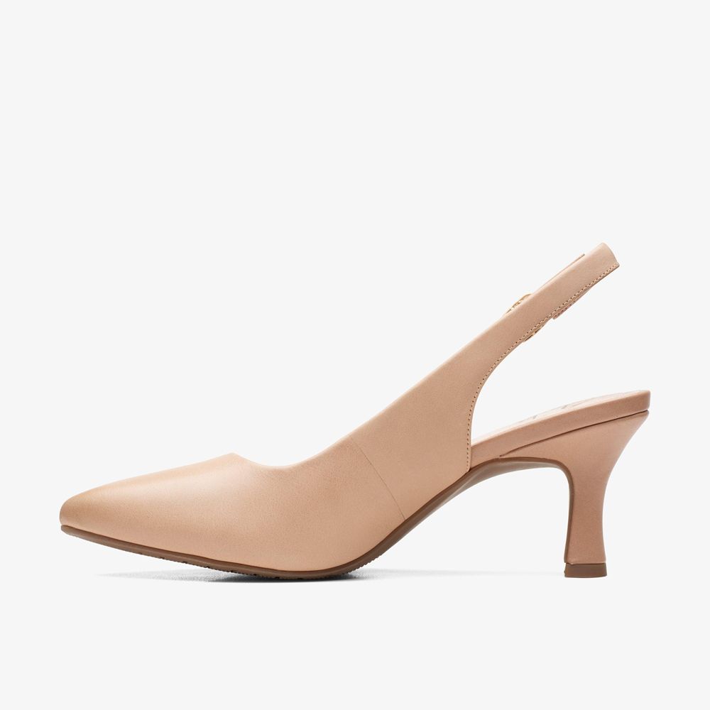 Beige Clarks Women's Kataleyna Step Pumps | 379AIRGFC