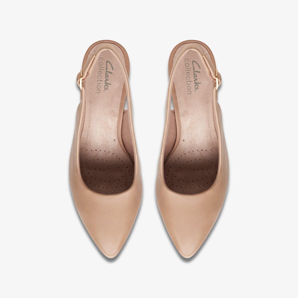 Beige Clarks Women's Kataleyna Step Pumps | 379AIRGFC