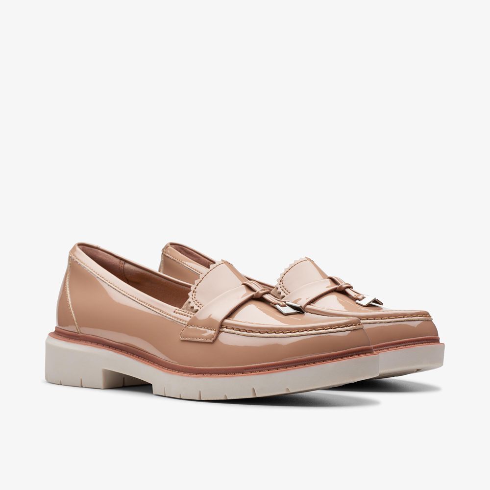 Beige Clarks Women's Westlynn Bella Loafers | 239OCWUSQ