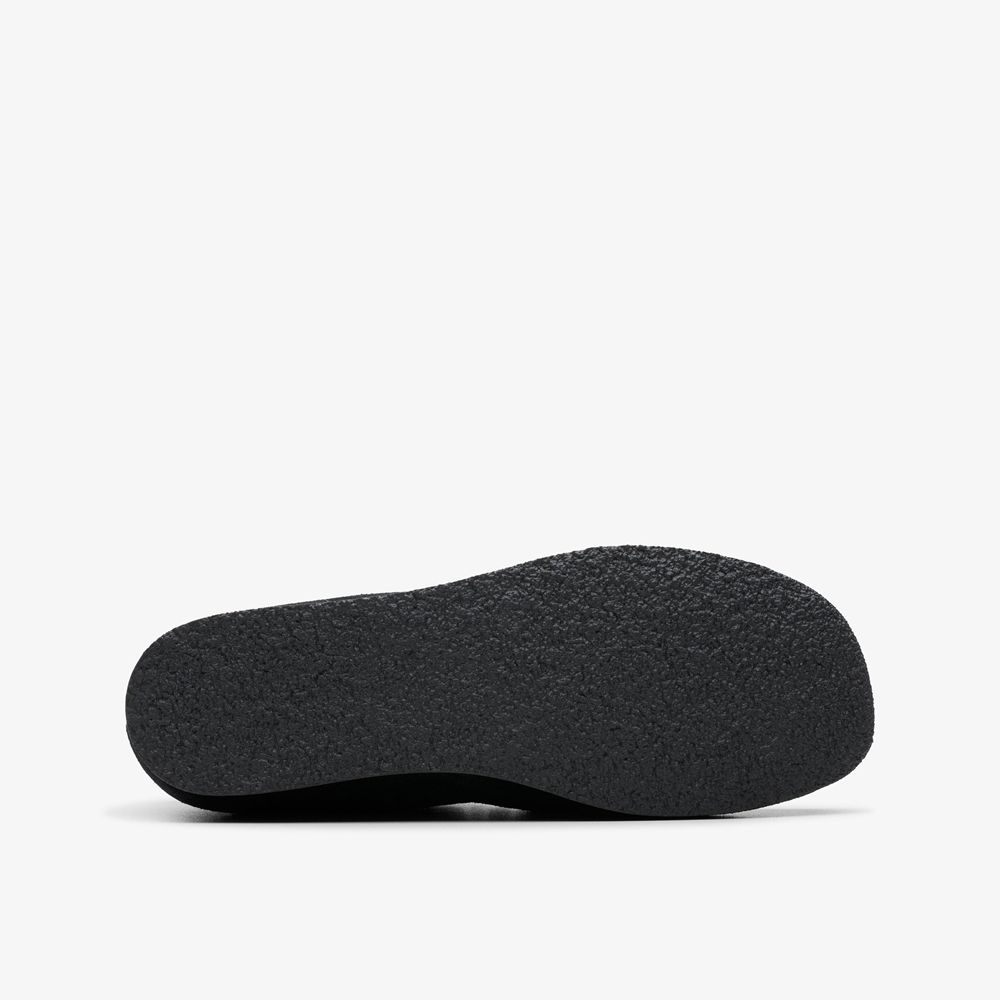 Black Clarks Kids Wallabee Older Boots | 407IBNVFG