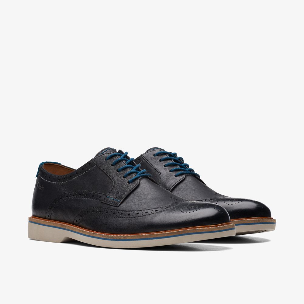 Black Clarks Men's Atticus Lt Limit Oxfords | 502LPWJFO