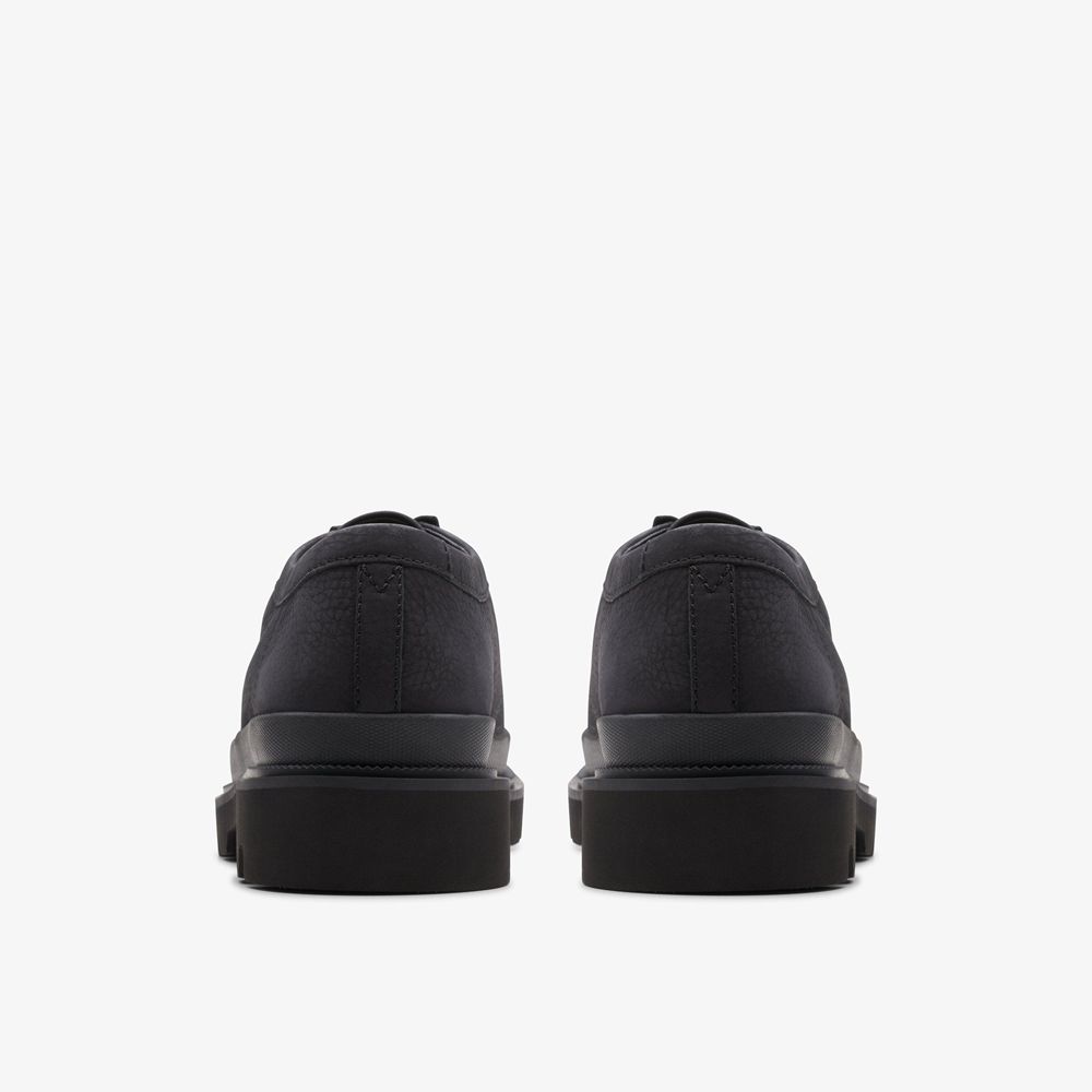 Black Clarks Men's Badell Seam Loafers | 360QUZAEB