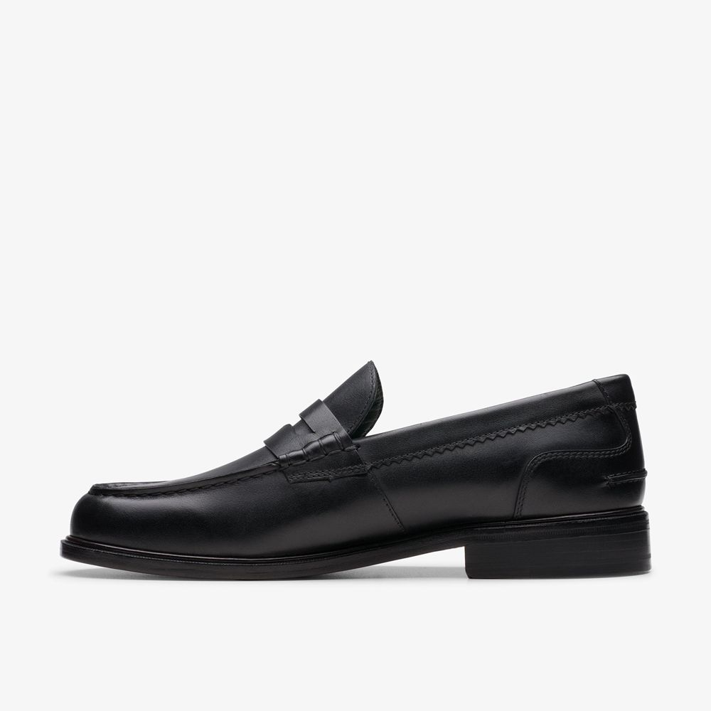 Black Clarks Men's Craft James Lo Oxfords | 218RZVGNU