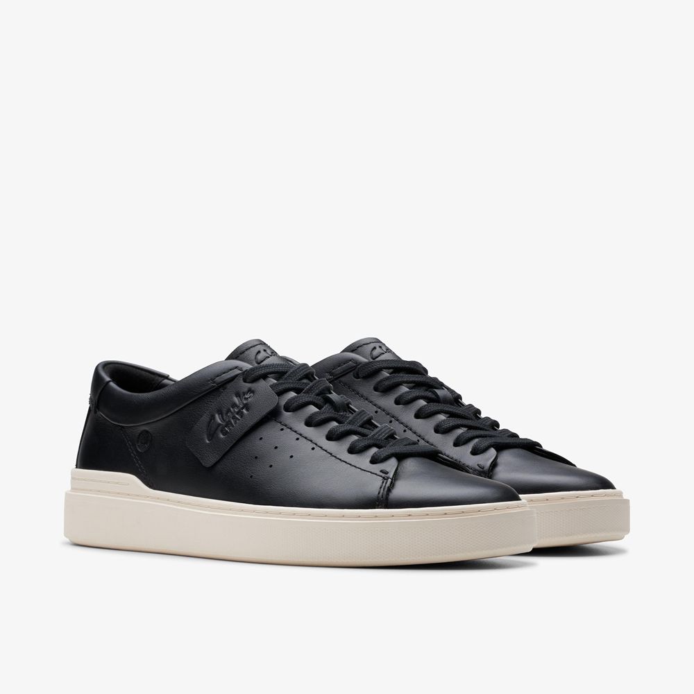 Black Clarks Men's Craft Swift Sneakers | 518TQGDMK