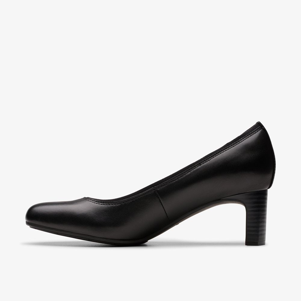 Black Clarks Women's Anelise Nora Pumps | 213LBAJQM