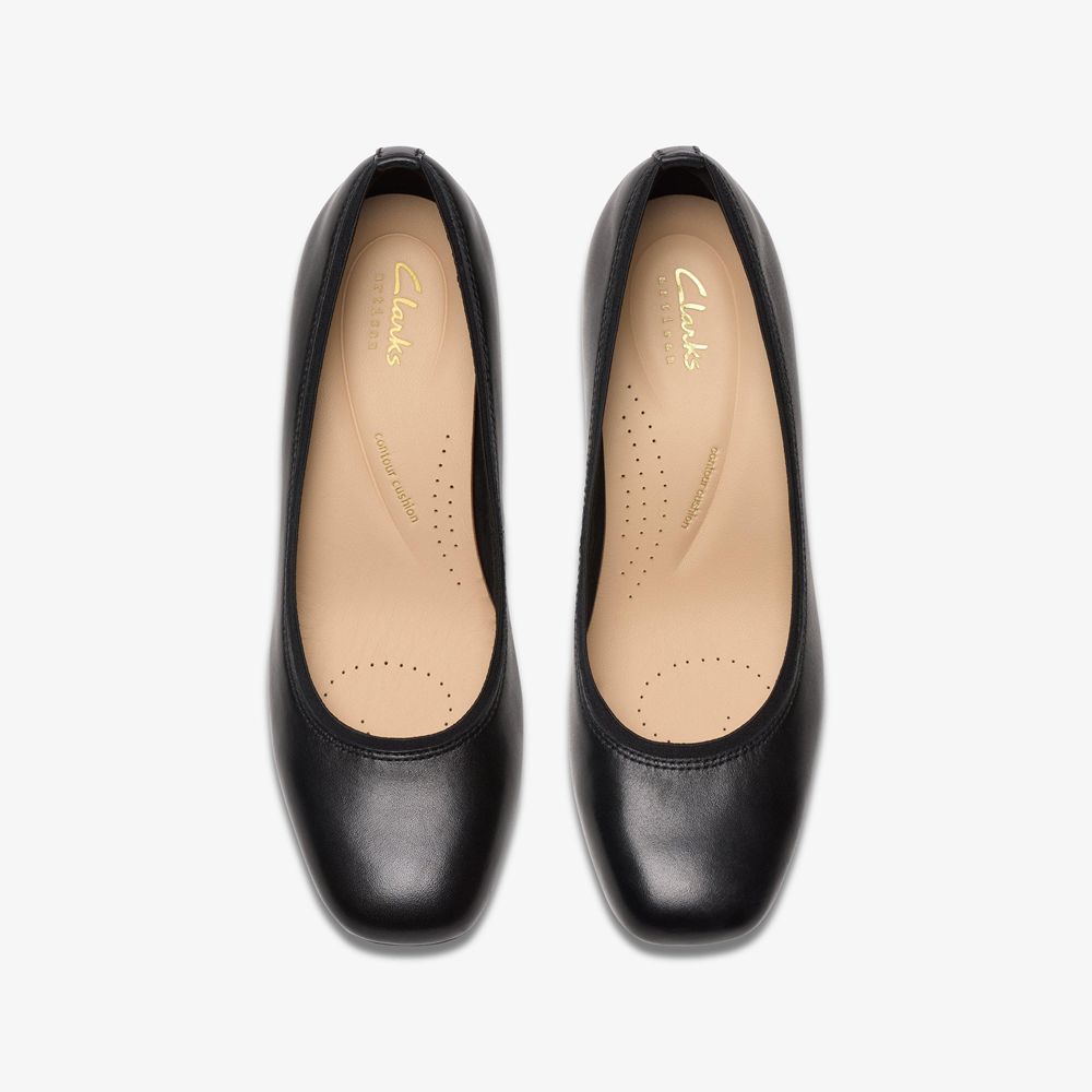 Black Clarks Women's Anelise Nora Pumps | 213LBAJQM