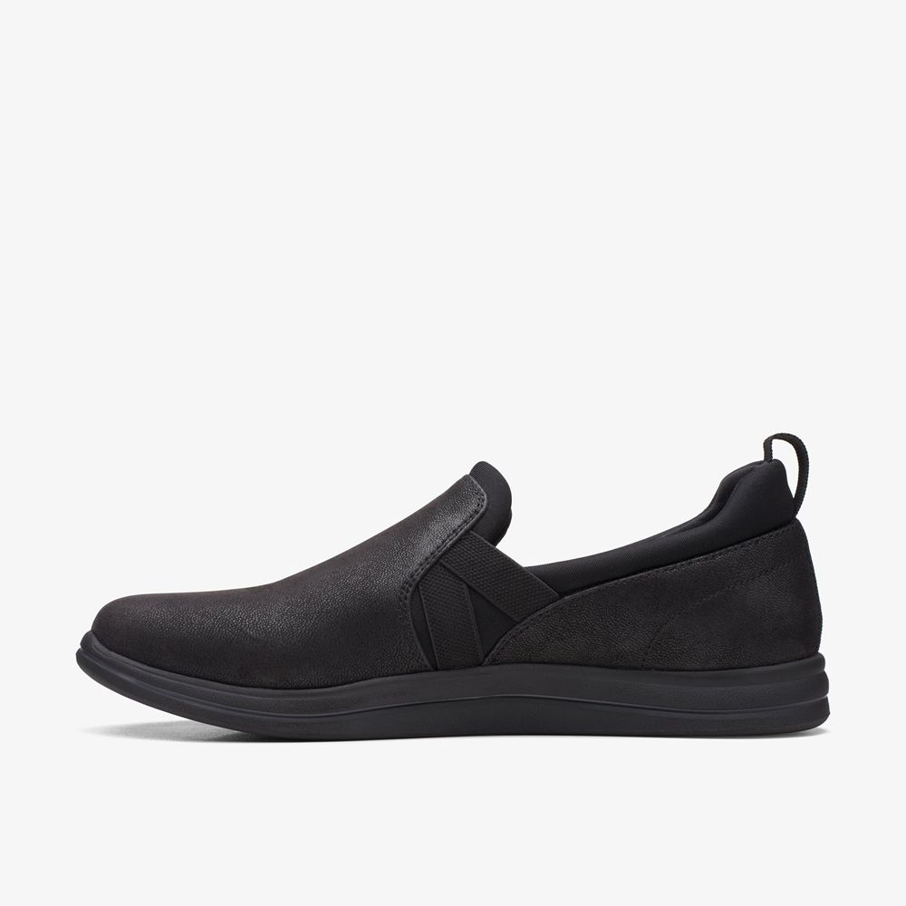 Black Clarks Women's Breeze Bali Sneakers | 521UQHNXB