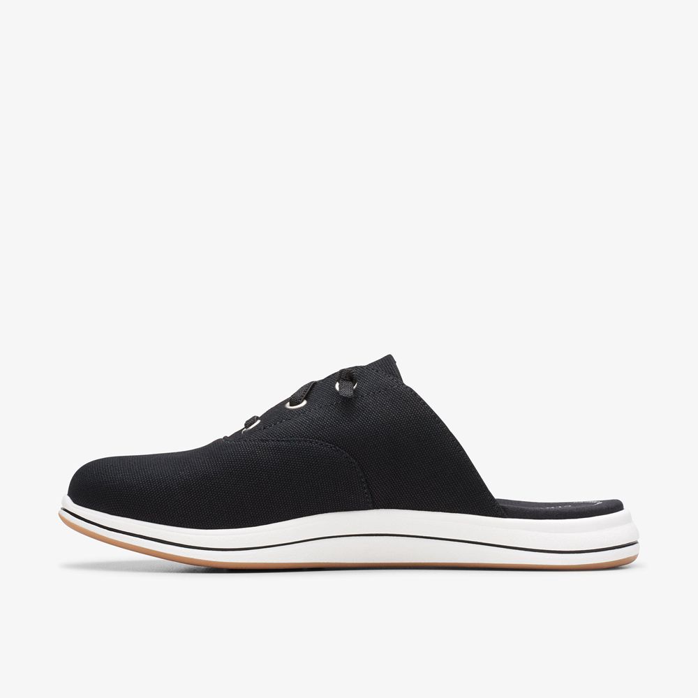 Black Clarks Women's Breeze Clara Mules | 278OSZYUJ