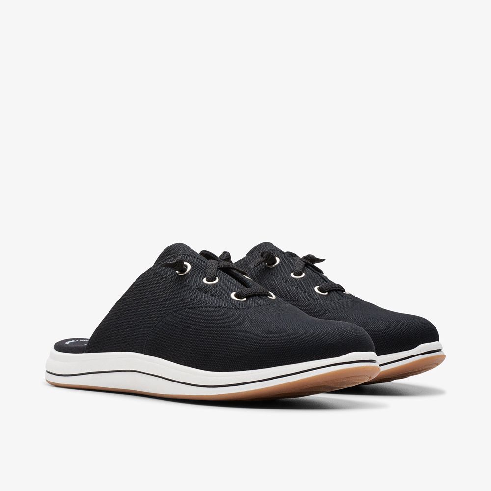 Black Clarks Women's Breeze Clara Mules | 278OSZYUJ