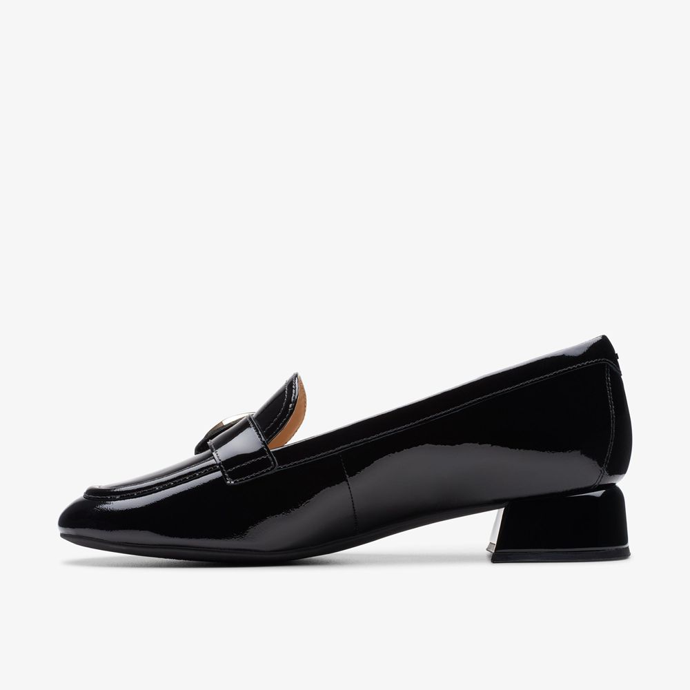 Black Clarks Women's Daiss 30 Trim Pumps | 706HCEYLZ