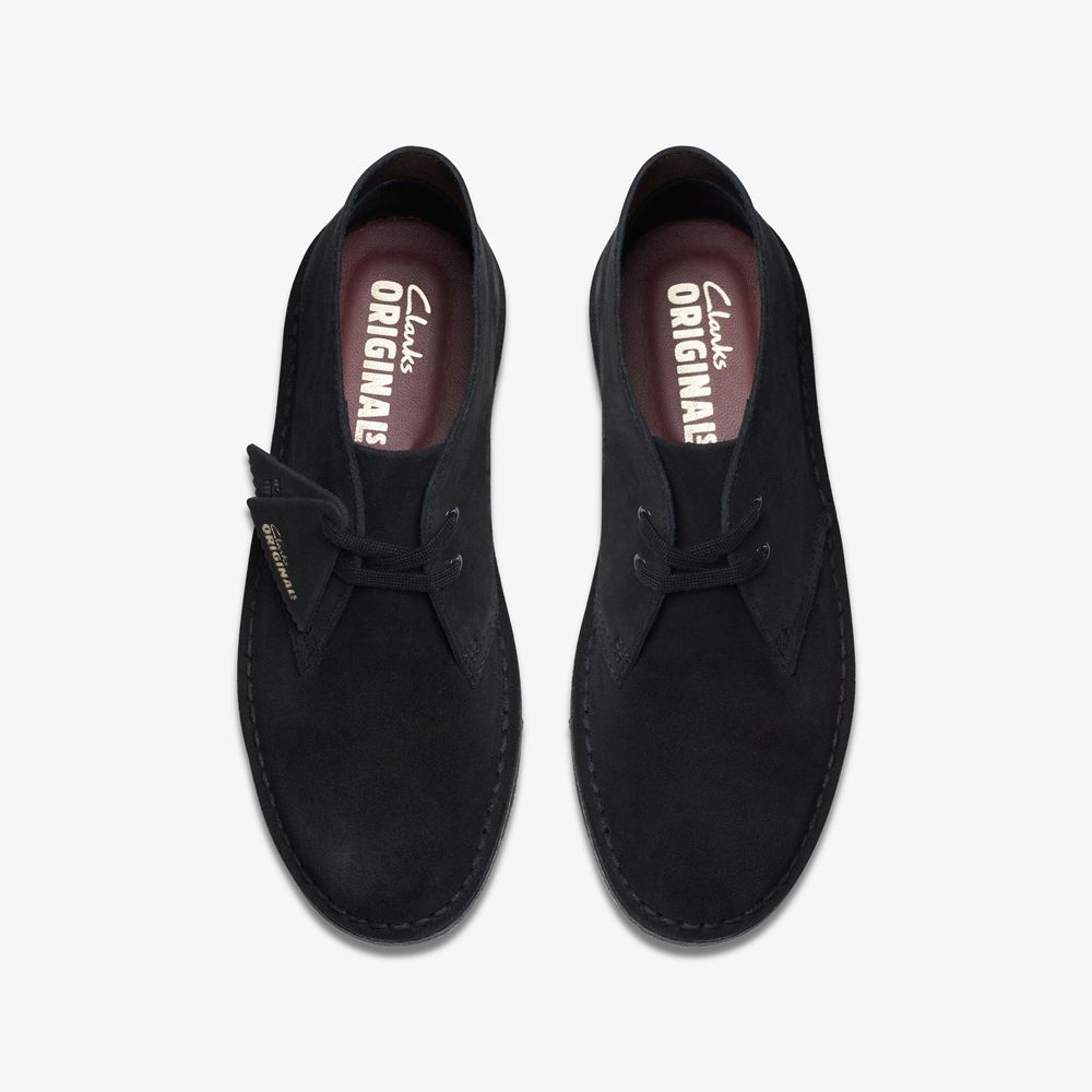 Black Clarks Women's Desert Boots | 180CXOWNQ