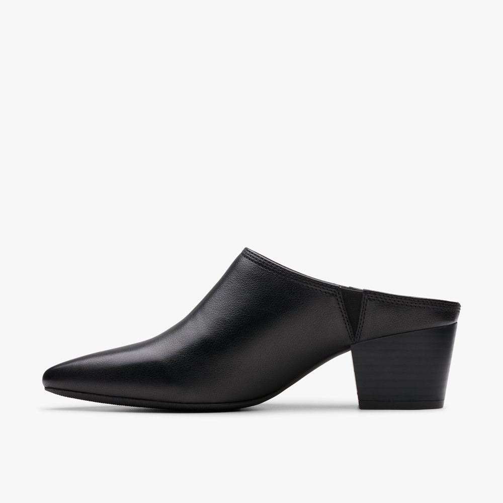 Black Clarks Women's Ellanie Pace Pumps | 046QXRBFH