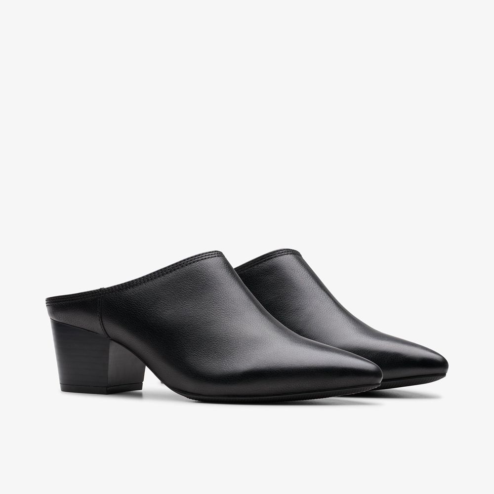 Black Clarks Women's Ellanie Pace Pumps | 046QXRBFH