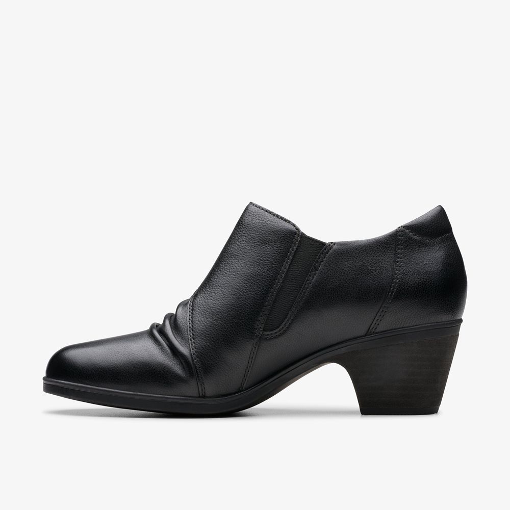 Black Clarks Women's Emily 2 Braley Pumps | 740IBNKOQ