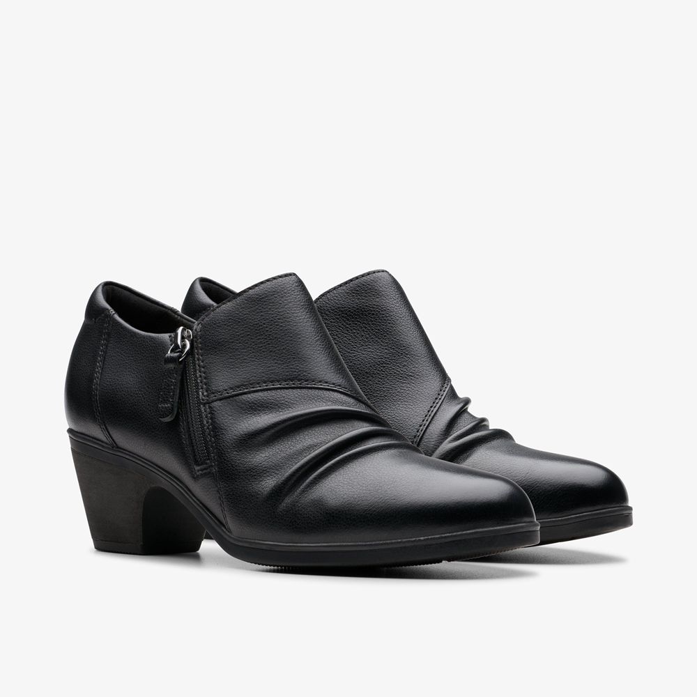 Black Clarks Women's Emily 2 Braley Pumps | 740IBNKOQ