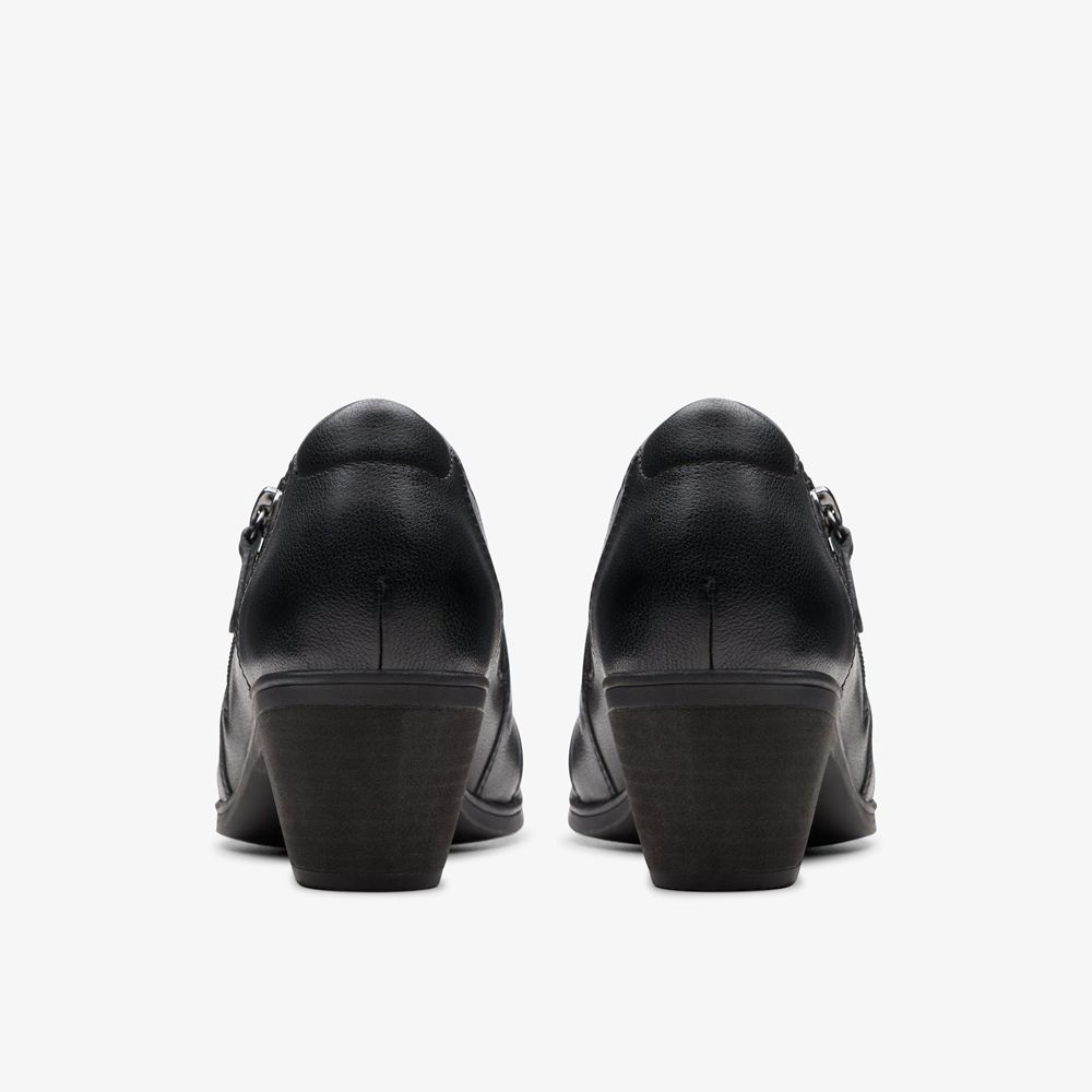 Black Clarks Women's Emily 2 Braley Pumps | 740IBNKOQ