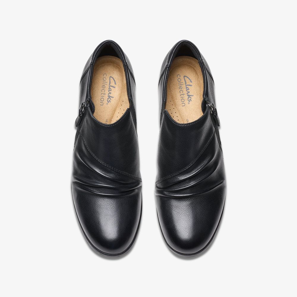 Black Clarks Women's Emily 2 Braley Pumps | 740IBNKOQ