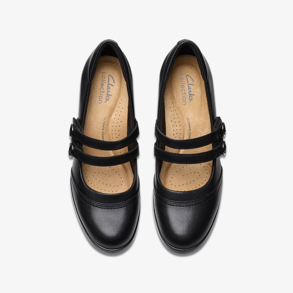 Black Clarks Women's Emily 2 Jane Pumps | 920HKEBXO