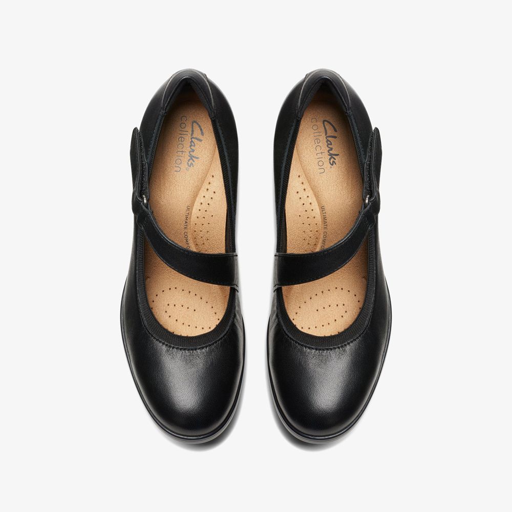 Black Clarks Women's Emily 2 Mabel Pumps | 601HWZYMQ